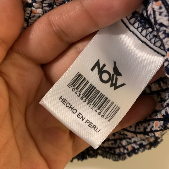 Floral Printed Stretch Crop Top - S - Picture 4 of 5